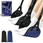 2-Piece Upgraded Aircraft Foot Hammock with Memory Foam,Large Size Airplane Foot Rest - Soft & Comfortable feet Hammock,Travel Essential for Relieving Foot Pain and Swelling