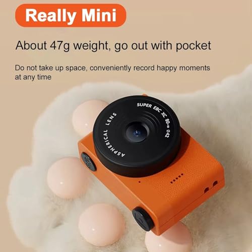 Mini appareil photo portable 720p double objectif voyage compact - 7