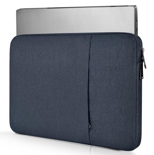 Image of 15.6 Inch Laptop Sleeve Case for HP Pavilion 15.6, Compatible with Acer Chromebook 15 / Aspire, ASUS Chromebook CX15 / VivoBook 15 16, Water Resistant Computer Carrying Bag, Navy Blue