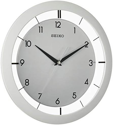 Seiko Brushed Metal Wall Clock 11 Inch Qxa520wlh White Amazon Sg Home Seiko Brushed Metal Wall Clock 11 Inch Qxa520wlh White Amazon Sg Home