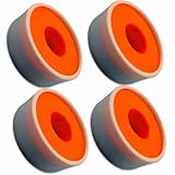 NEW WAGON ROAD 10 Rolls PTFE Thread Seal Tape, 0.75 in x 65.5 FT, 7.08 Mil Thick, Industrial-Grade Teflon Tape, Leak-Proof, High Temp, Durable, Plumbing Sealant Tape, HVAC, Gas Lines, Water Fittings