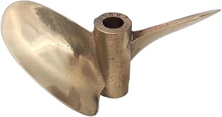 RC Boat Propeller P1.6 65mm 6.35mm 1/4" 2-Blades Copper Prop for Nitro Gasoline RC Boat O Vee Mono