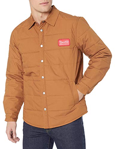 Brixton Men's CASS Grade Standard FIT Street Jacket, Copper, M