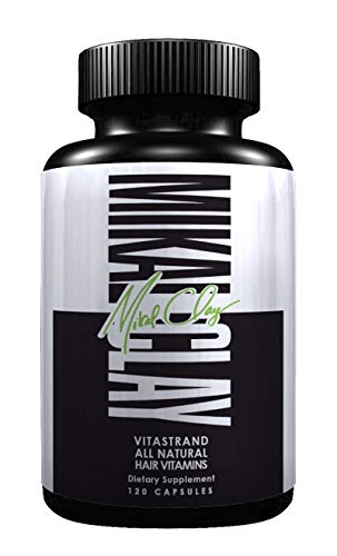 VitaStrand All Natural Hair Vitamins (Mikal Clay): A Proven Hair Loss Prevention Product for Health Hair Growth 60ct- Promotes Hair Fullness, Strength, and Vitality