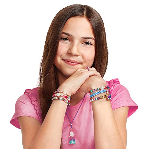 Make It Real - Mega Jewelry Studio - Diy Bead Necklace And Bracelet Making Kit For Tween Girls - Arts And Crafts Kit With Beads And Charms For Unique Jewelry Making - Includes Case #TOP3