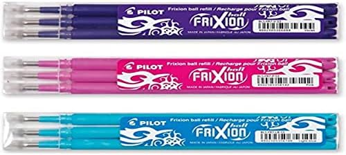 Pilot 75300308 Refills for Frixion Rollerball 0.7 mm (Pack of 3) - Violet