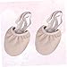 PartyKindom 1pair Elastic Band Half Dance Shoes for Adults Breathable Ballet Shoes Toe Protector Non- Design for Comfortable and Performance