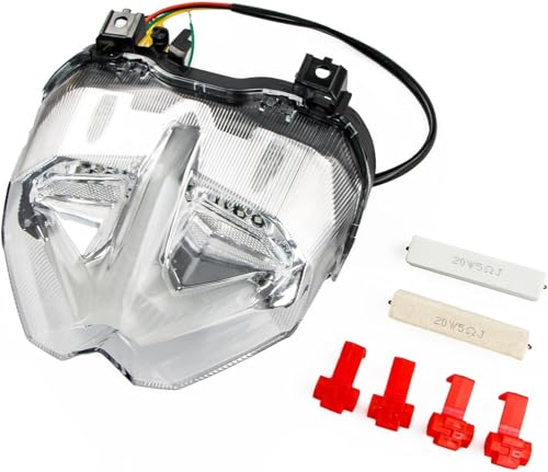 Luz trasera para Yamaha MT-09 con piloto de freno de alta visibilidad y lente clara