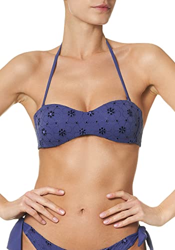 Bikini bandeau Sangallo goldenpoint maillot de bain femme deux pièces chic