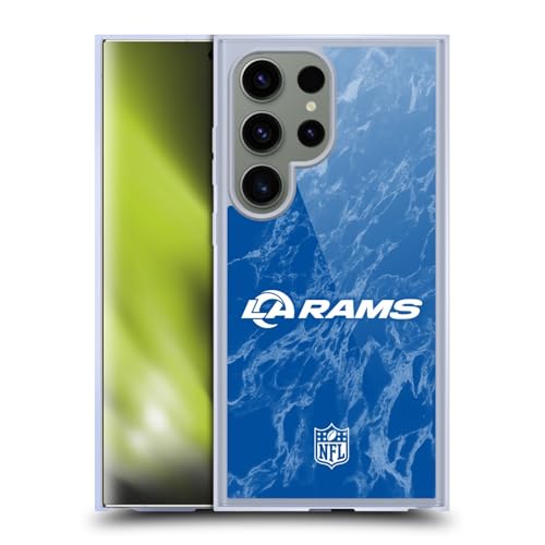 Coque en Gel Samsung Galaxy S24 Ultra NFL Los Angeles Rams MagSafe marbre coloré 5G