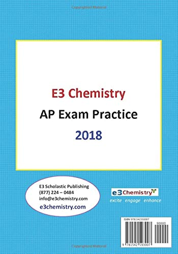 E3 Chemistry AP Exam Practice 2018: With Answers, Explanations and Scoring Guidelines - Image 2