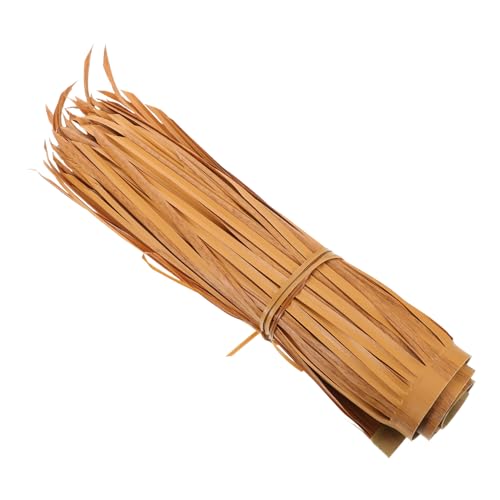 HEMOTON Simulated Thatch Straw Roof Fireproof Artificial Thatch Cover for Garden Patio and Outdoor Decor Crafting Spotted