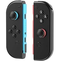XAVOMEDINAL SWITCH Controller Compatible for Switch, Wireless Controller Replacement for Switch, Left and Right Switch controller Support Dual Vibration/Wake-up Function/Motion Control (Black)