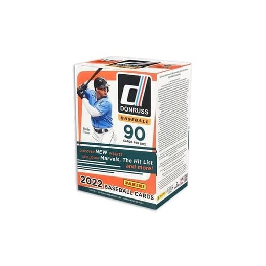 2022 Donruss Baseball Blaster Box 90 Cards Per Box Factory Sealed Look for possible Wander Franco Cards