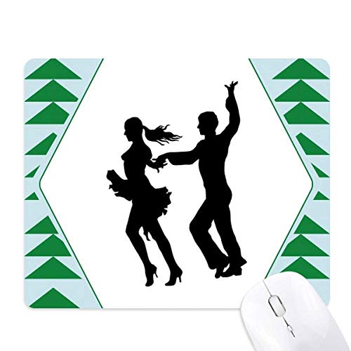 Tapis de souris dance performance art en caoutchouc naturel avec décor sapin vert