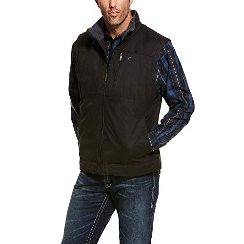 ARIAT Men's Grizzly Canvas Vest2