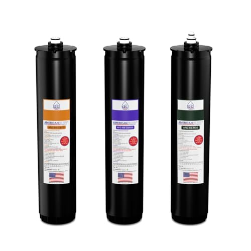 American Filter Company Brand Model # AFC-KN-OPG-3PK Water Filters Compatible with Kinetico K5 systems Cartridge (Part # 9461A 9306B & 12752A) Orange/Purple/Green - 6 Month Pack