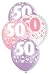 Produktbild Unique Party Latex-Luftballons für den Geburtstag, glitzernd, 30,5 cm, 6 Stück