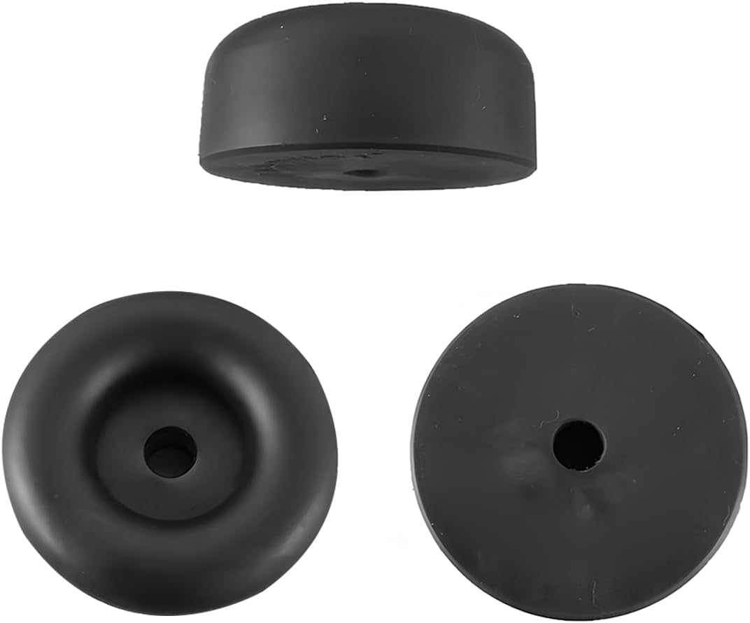 Mandark 4PCS Trailer Ramp Door Bumper, 2.5 Inches Rubber Round Car Bump Stops, Vehicle Vibration Damping Pad Guards Replacement Accessories, Universal for Cargo Trailer Truck Hatch