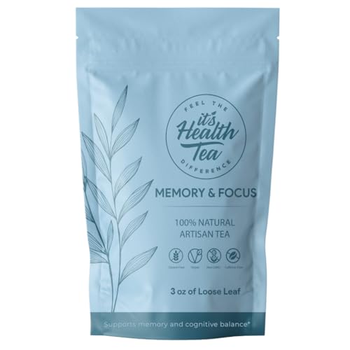 Memory & Focus Tea Blend: Gotu Kola, Eleuthero Root, Ginkgo,