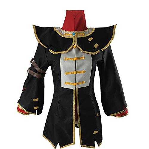 Game Identity V Black and White Wu Chang Cosplay Costume The Soul of Umbrella Original New Skin Uniform Halloween Costume Suits (XL,Black,)