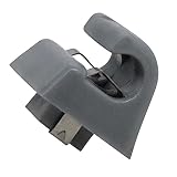 amavoler 126-810-00-12-8412 Interior Sun Visor Hook Clip Bracket Fit for Mercedes Benz W123 W124 W126 W201 190 E S Class. OEM:126-810-00-12-8412. (1Pcs)