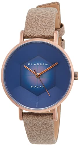[クラスフォーティーン] KLASSE14 腕時計 Volare Solar Deep blue Vintage Gold 34mm WVS22VG002W レディース【正規輸入品】