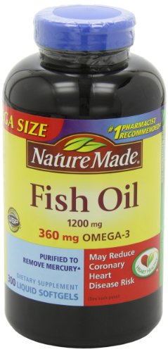 Nature Made 1200Mg Of Fish Oil, 2400 Per Serving, 360Mg Of Omega-3, 300 Softgels, 300 Count (Pack Of 1) #TOP7