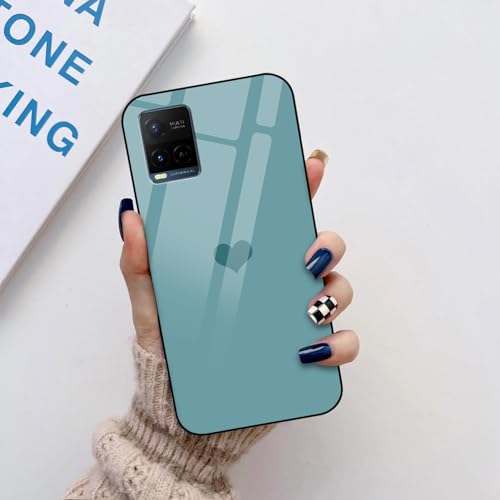 Image of COLORflow Back Cover Compatible with Vivo Y21 2021 / Y33s / Y21s | Pastel Hearts Color Customized | Shockproof TPU Bumper with Camera Protection Back Cover Compatible with Vivo Y21 2021 / Y33s / Y21s