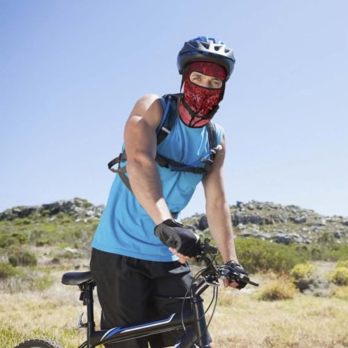 Balaclava para hombre, máscara para esquí con diseño de cerezo rojo, cubreboca para invierno, ciclismo y deportes al aire libre miniatura 4