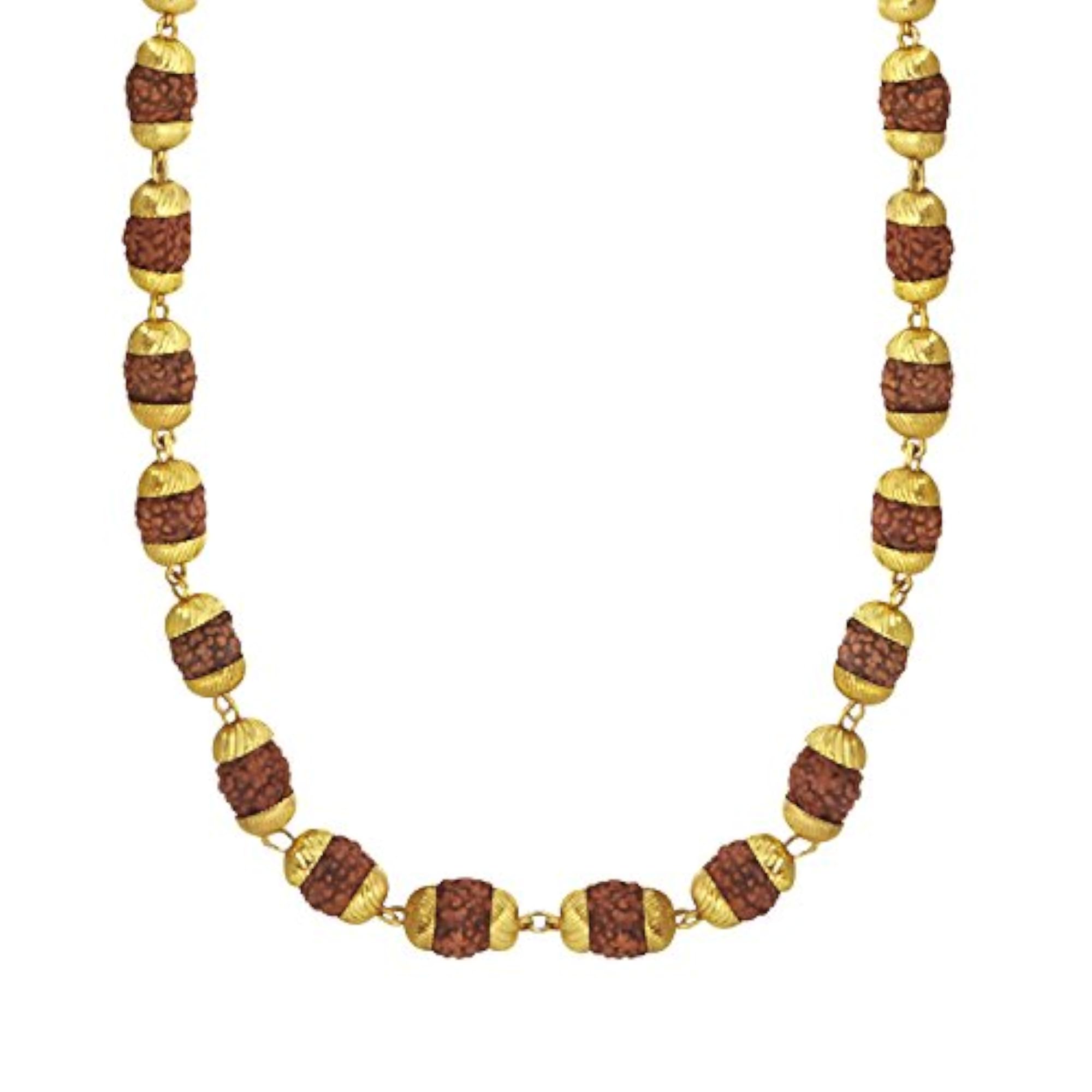 Rudraksha Mala Necklace Combo for Men, Spiritual Gift