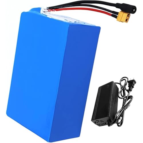 Batería Ebike 52V 10Ah 12Ah 15Ah 20Ah 30Ah Bicicleta Eléctrica Batería De Litio 52V 10AH 15AH 20AH 30AH Incorporada BMS,con Cargador,para 1000W 750W 500W 200W Motor(15AH)