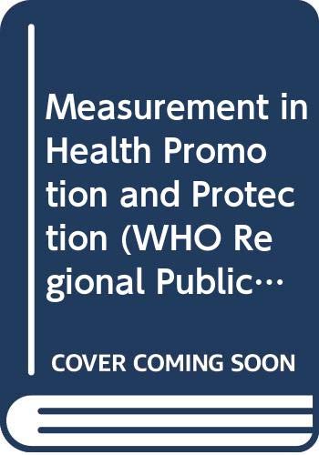 Measurement in Health Promotion and Protection