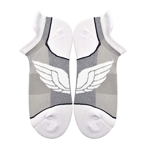 Image of Busy Socks Compression Ankle Cushioned Running Sport Socks for Men Women, Low Cut Arch Support Tab Athletic Socks 3 Pairs