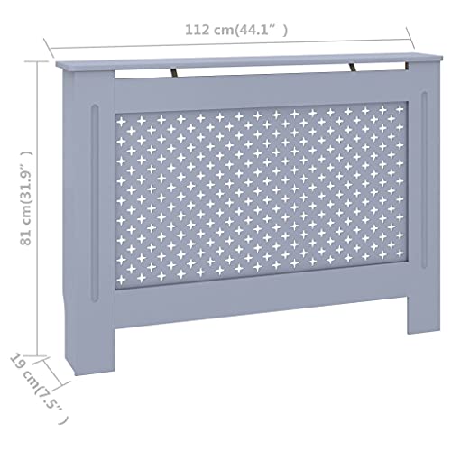 Couvercle de radiateur à assemblage facile avec étagère de rangement