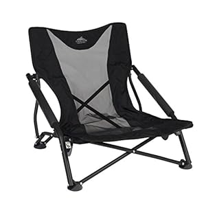Cascade Mountain Tech Folding Camp Chair for Camping, Beach, Picnic, Barbqeues, Sporting Events with Carry Bag
