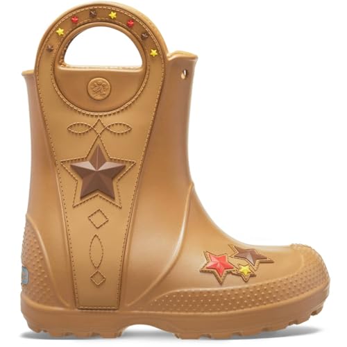 Image of Crocs Kids' Handle It Rain Boots | Waterproof Slip On Shoes | Kids' Rain Boots