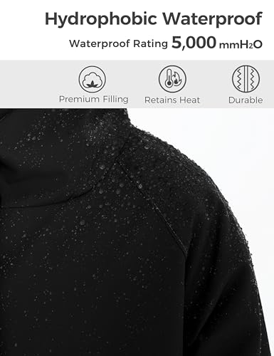 Image of Wantdo Boys & Girls Waterproof Rain Jacket Lightweight Rain Coat Hooded Windbreaker