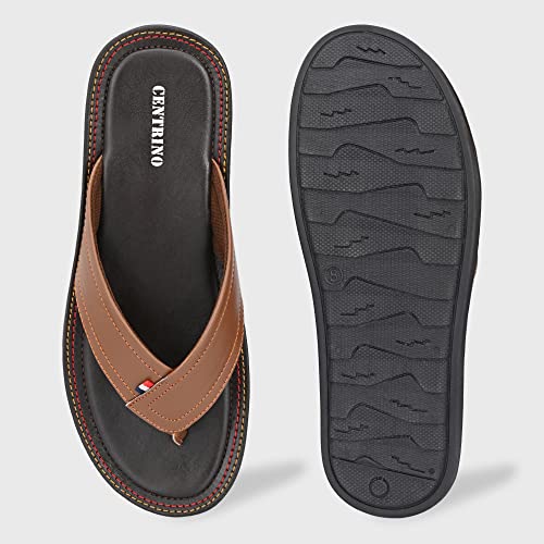 Image of Centrino Men's Slipper |Flip-Flop Slippers | Luxurious Comfort Every Step | Slip-On Ease, Minimalist Design | Perfect for Beach Days, Poolside Lounging, and Casual Wear (1302)