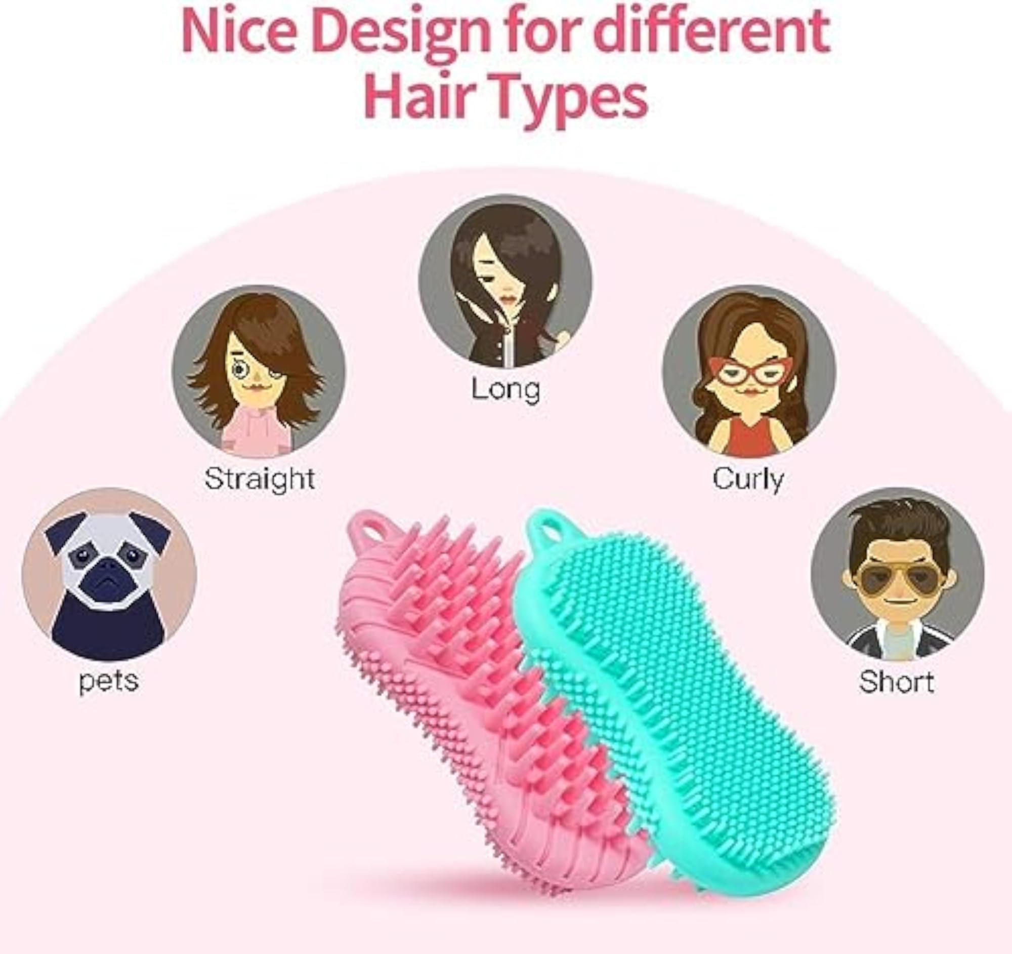 Silicone Bath Body Brush Ultra Soft Exfoliating Scrub Brush