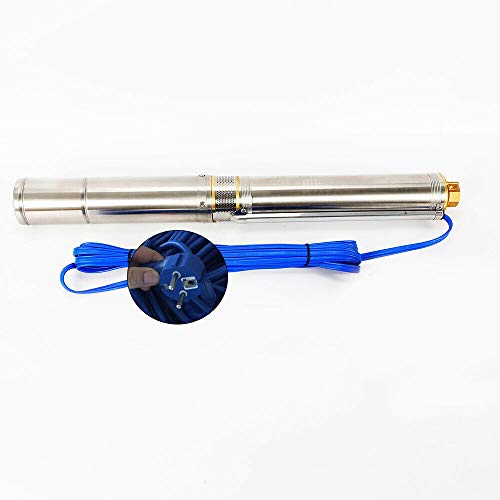 OUBAYLEW 750W Deep Well Pump Submersible Well Pump 6,000 L/h