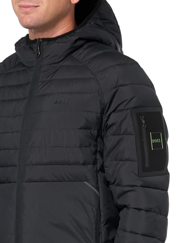 Image of BOSS Men's Lightweight Hooded Puffer Jacket