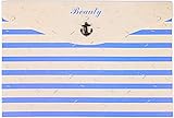  Maritime Retro Sailor Anker Pappmappe/Sammelmappe Rockabilly