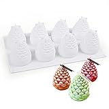 3D Weihnachtsbaum Kerzenform, DIY Weihnachten Tannenzapfen Kerzenform, Seifenform, Christmas Party, Weihnachten Kerzengießform für Kerze Seife Schokolade Kuchen Dekoration