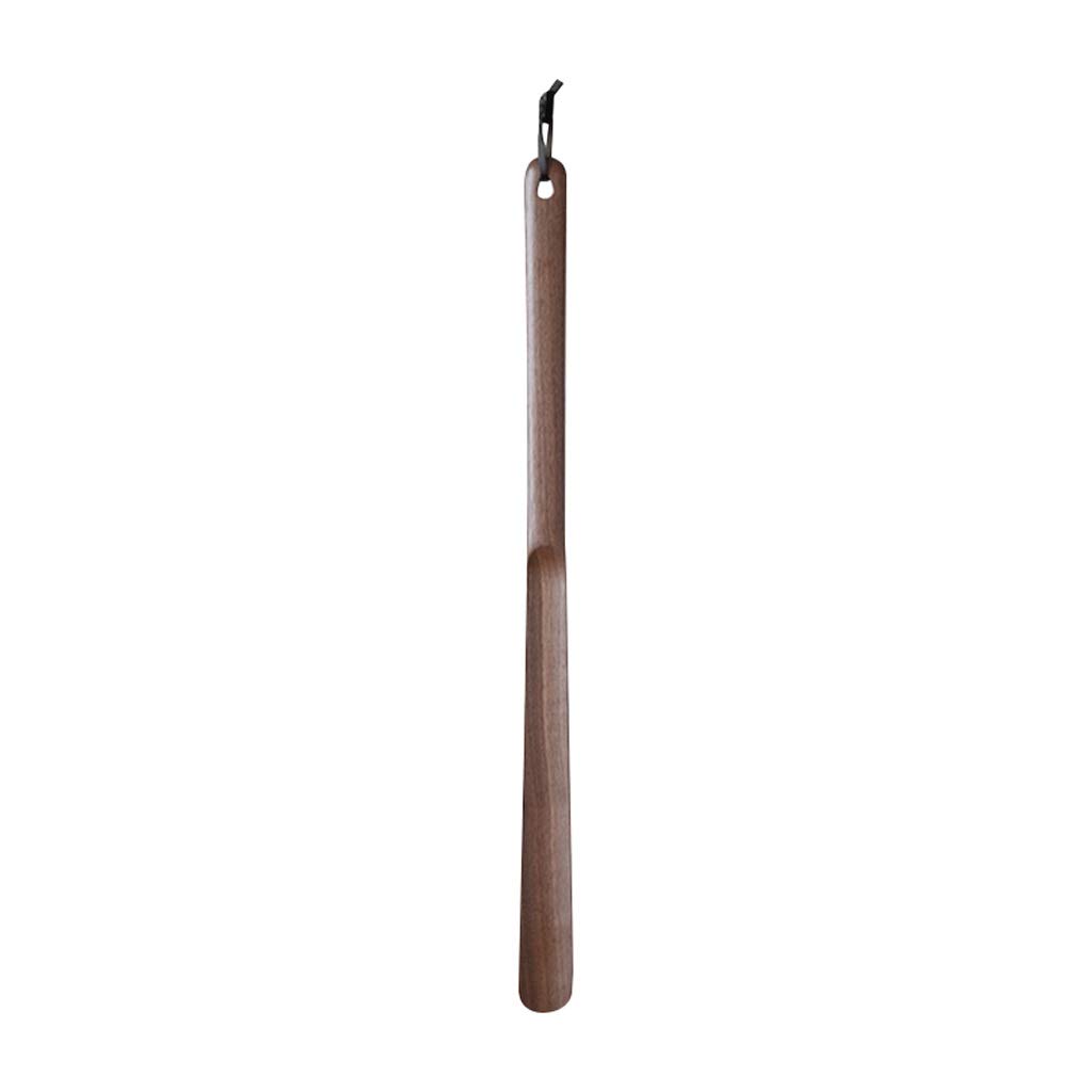 WDX- Calzador 50/60/75 cm Extractor de Zapatos Largos de Madera Maciza Creativo Nogal Negro Conveniente Ancianos Zapatos de Mujer Embarazada Conveniencia (Size : 60cm)