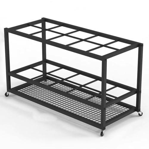 Commercial Yoga Mat Storage Rack with Foam Roller Holder