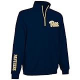 Pitt Panthers Quarter Zip Sweatshirt Icon Navy - XL