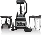 Ninja BN801C, Professionnel Plus Système de cuisine avec auto-iQ, 72oz Pitcher, Noir/Argent, 1400W (Version canadienne)