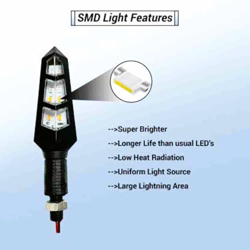 Image of Motorbike LED indicator light | Capable for Hero XPULSE 200 4V | (Pack OF 4)
