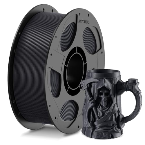 ANYCUBIC PETG Filament 1,75mm, Robustes und Langlebiges 3D Drucker Filament, Geringe Verzugneigung und hervorragende Schichthaftung, Passt für die meisten FDM Drucker, 1KG PETG Blau